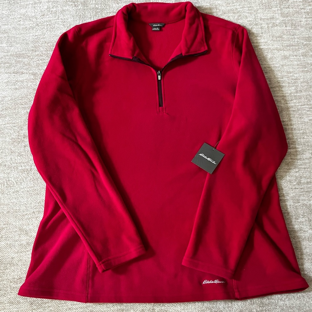 NWT Eddie Bauer Quarter-Zip